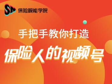 保险视能学院：手把手教你打造保险人的视频号【视频课程】-杨大侠副业网