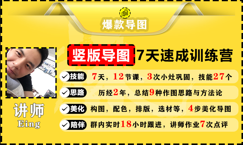 价值1388元【爆款导图】训练营 一张图吸粉800+，学完你也可以-杨大侠副业网