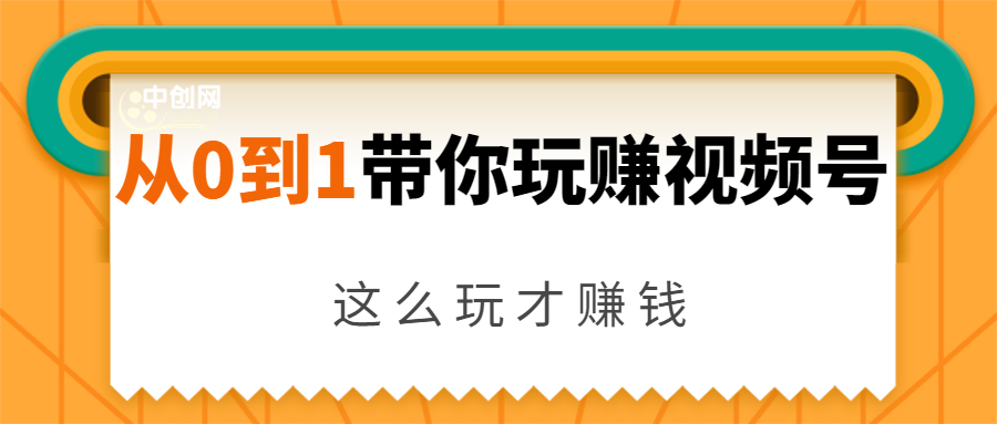 从0到1带你玩赚视频号：这么玩才赚钱，日引流500+日收入1000+核心玩法-杨大侠副业网