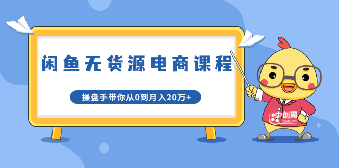 龟课·闲鱼无货源电商课程第20期：闲鱼项目操盘手带你从0到月入20万+-杨大侠副业网