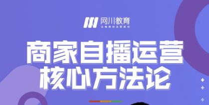 网川教育·商家自播运营核心方法论，一套可落地实操的方法论-杨大侠副业网