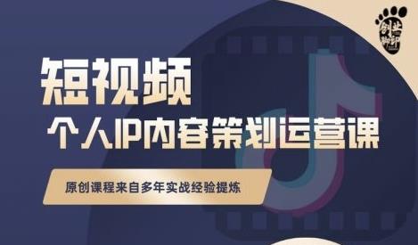 抖音短视频个人ip内容策划实操课，真正做到普通人也能实行落地-杨大侠副业网