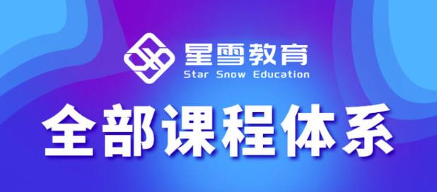 星雪教育淘系高级班，更全的运营提升方案，零基础由浅入深，店铺最新玩法-杨大侠副业网