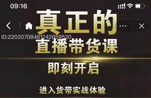 李扭扭超硬核的直播带货课，零粉丝快速引爆抖音直播带货-杨大侠副业网