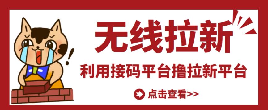 最新接码无限拉新项目，利用接码平台赚拉新平台差价，轻松日赚500+-杨大侠副业网