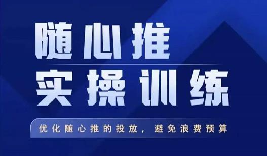 飞哥·随心推实操训练，优化随心推投放，避免浪费预算-杨大侠副业网