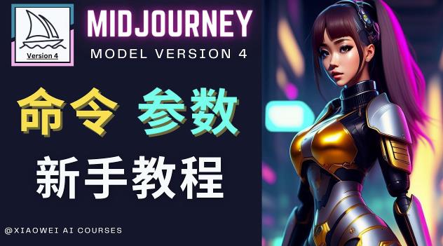 Midjourney新手入门教程，轻松创作顶级图像，命令参数-新手教程-杨大侠副业网