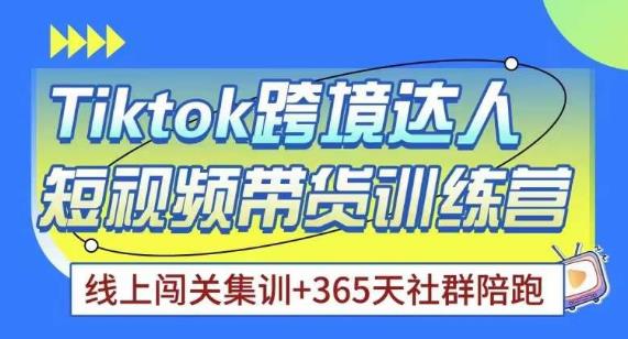 Tiktok海外精选联盟短视频带货百单训练营，带你快速成为Tiktok带货达人-杨大侠副业网