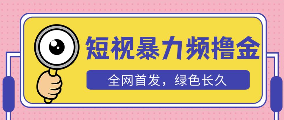 外面收费1680的短视频暴力撸金，日入300+长期可做，赠自动收款平台-杨大侠副业网