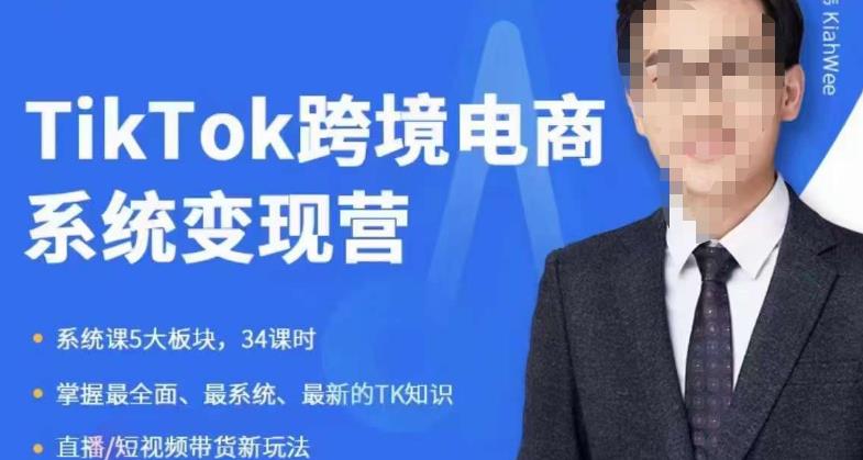 嘉伟5月新课《TiKToK跨境电商变现营》跨境电商系统传授TikTok玩法，从小白到高手，真正的电商实战课程-杨大侠副业网