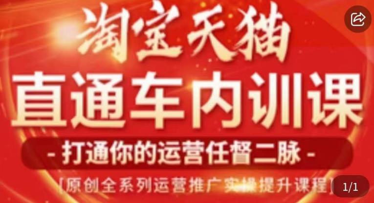 天问电商·2023淘宝天猫直通车内训课，零基础学起直通车运营实操课程-杨大侠副业网