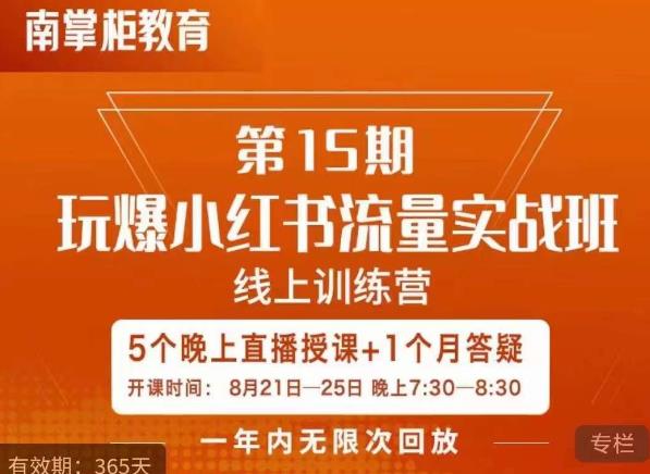 辛言玩爆小红书流量实战班，小红书种草是内容营销的重要流量入口-杨大侠副业网