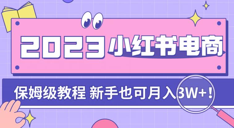 阿本小红书电商陪跑营4.0，带大家从0到1把小红书做起来-杨大侠副业网