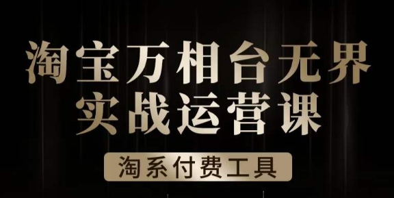 沧海·淘系万相台无界实战运营课，万相台无界实操全案例解析-杨大侠副业网