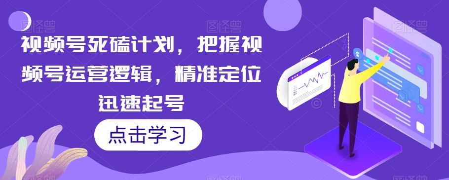 视频号死磕计划，把握视频号运营逻辑，精准定位迅速起号-杨大侠副业网