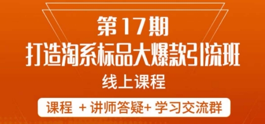 南掌柜-第17期打造淘系标品大爆款，5天线上课-杨大侠副业网